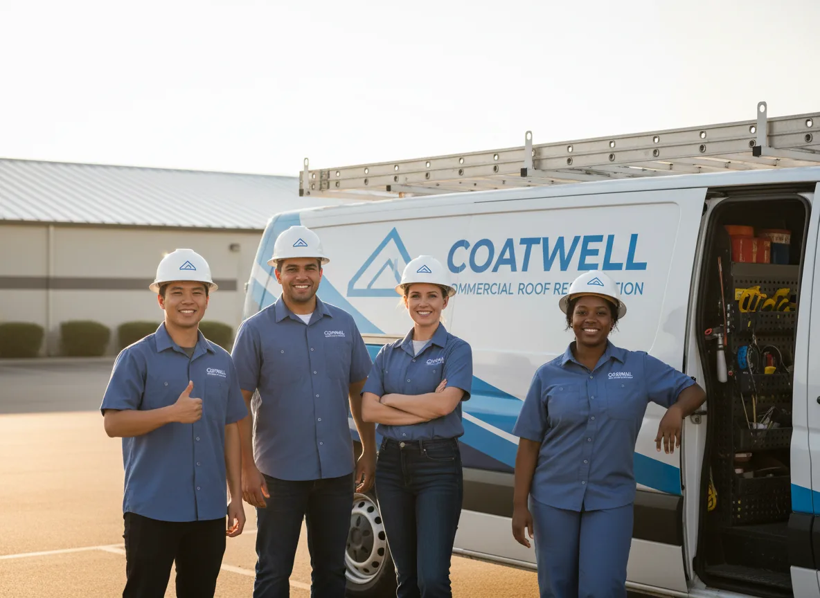 Commercial roof coating company in Wayside, TX